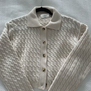 Aritzia Cable Knit Cardigan Sz Small